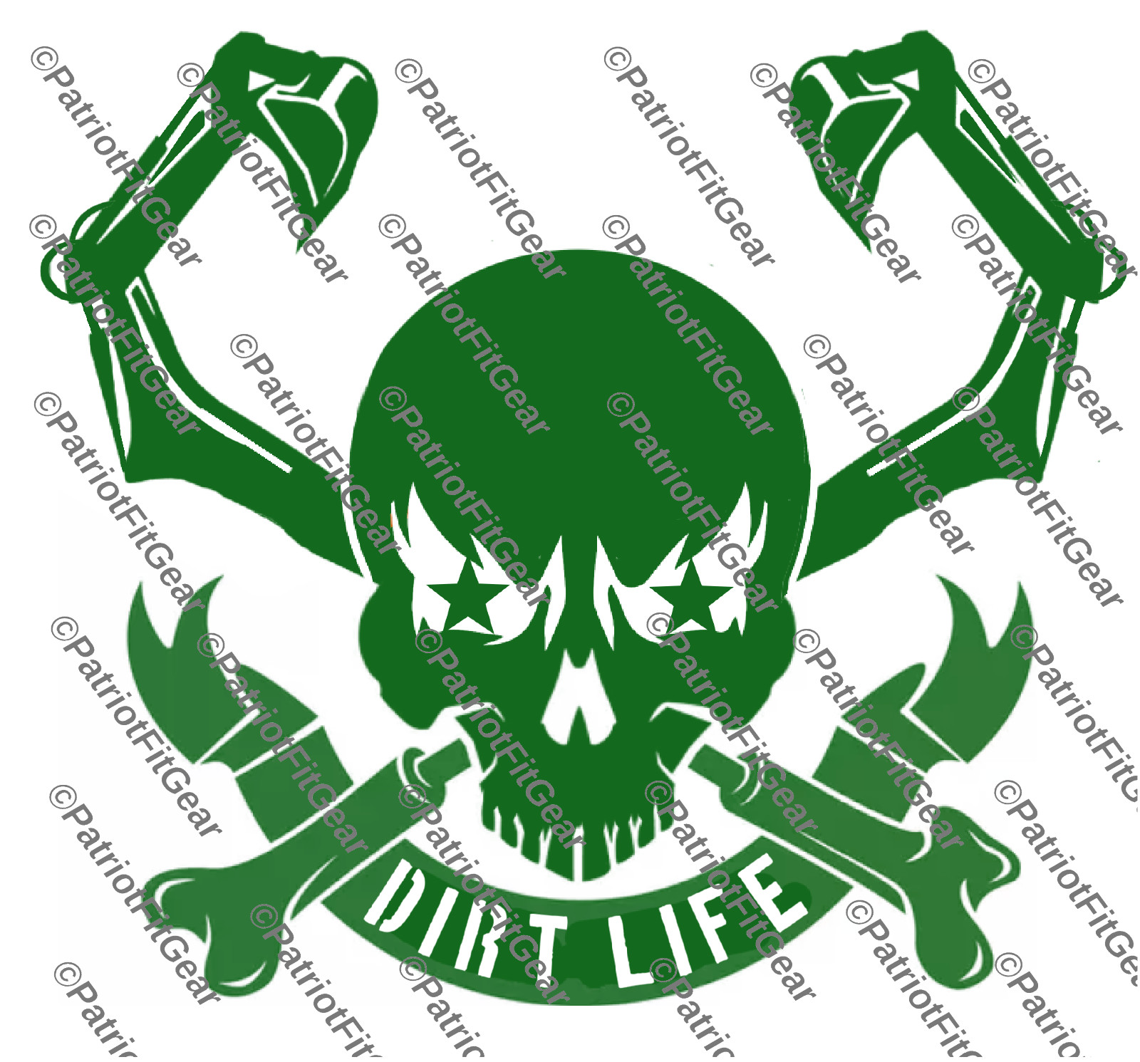 Dirt Life,Heavy Equipment Operator,Dig It,Oilfield,Landscape,Custom Vinyl Decal