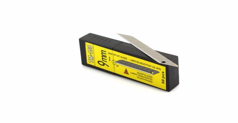 SDI Precision Cutter Safty Lock 9mm Stainless Steel Knife Car Wrap Tool + Blade