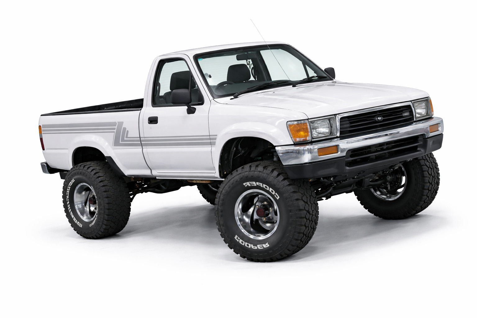 VINTAGE STYLE RETRO VINYL DECALS GRAPHICS FIT TOYOTA PICKUPS 89 to 94
