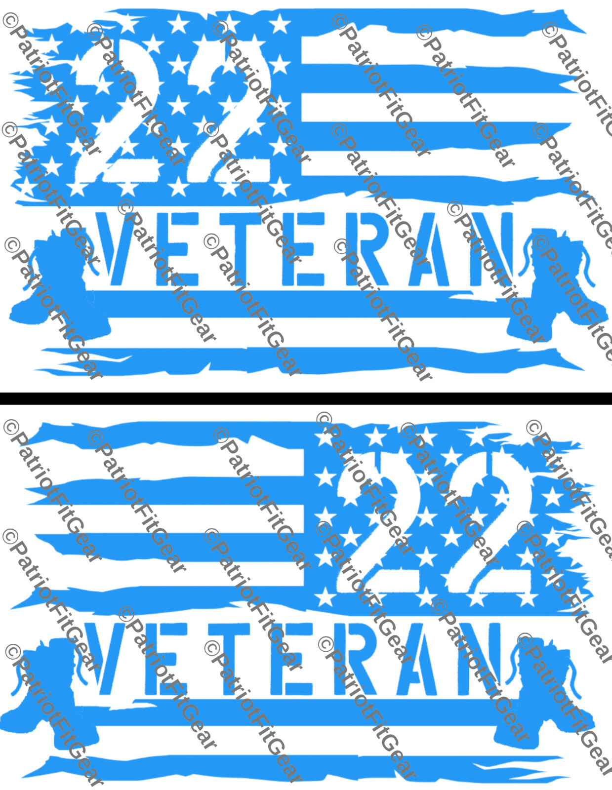 Veteran 22,PTSD The War Within,Support Our Troops,Military,Custom Vinyl Decals