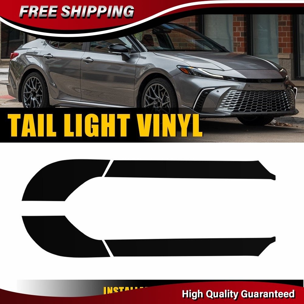 2PCS PreCut Vinyl Tint For 2025-26 Toyota Camry Tail Light Vinyl Overlay Cover