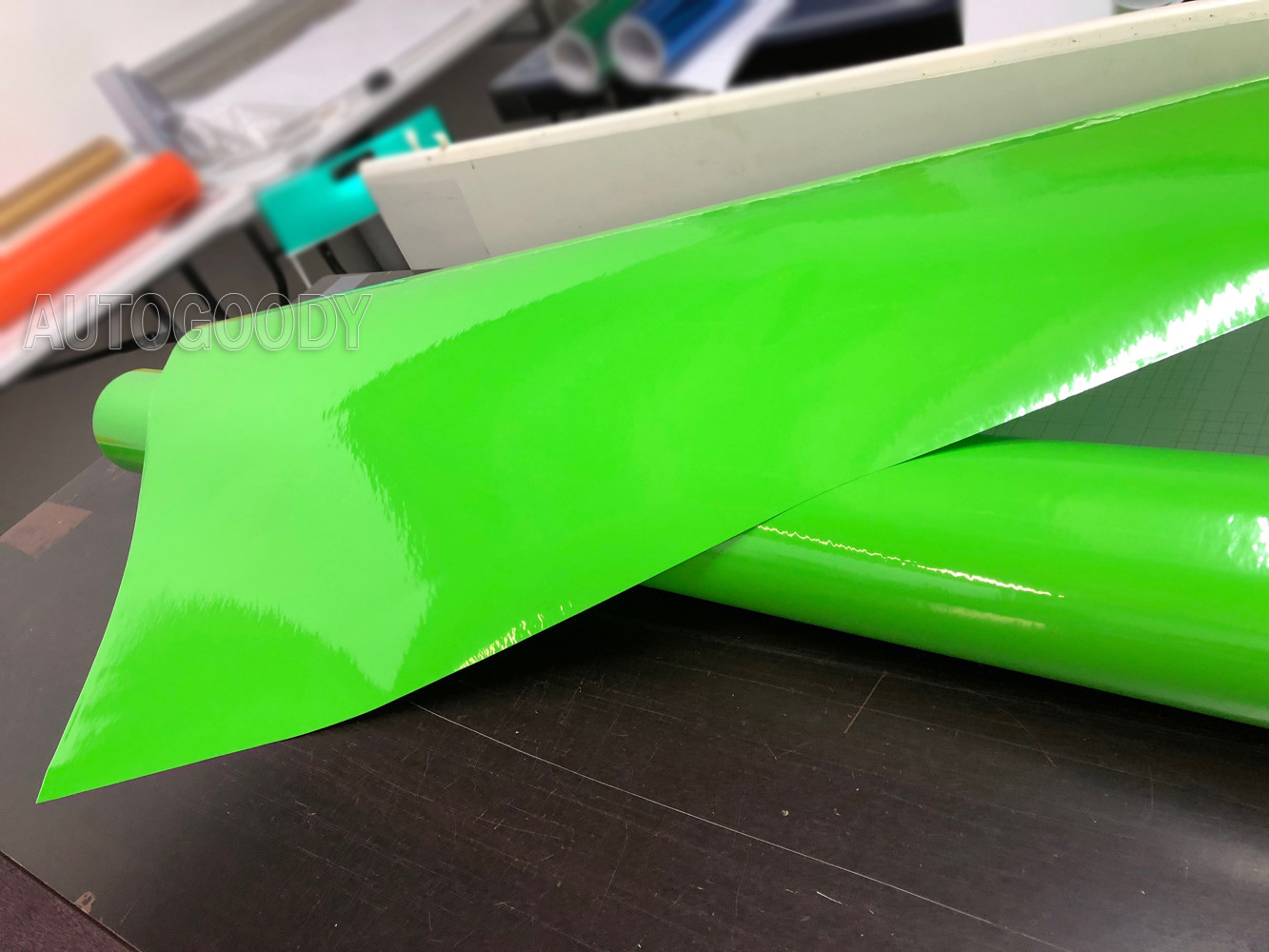 24″ x 60″ Super Gloss Green Vinyl Film Wrap Sticker Air Bubble Free 2ft x 5ft
