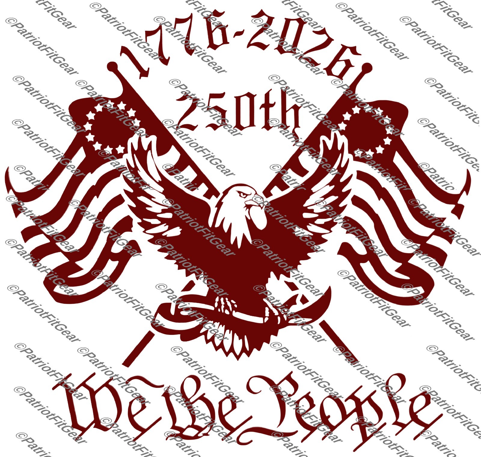 We The People, America’s 250th Anniversary,1176-2026,Faith, Freedom,Vinyl Decal