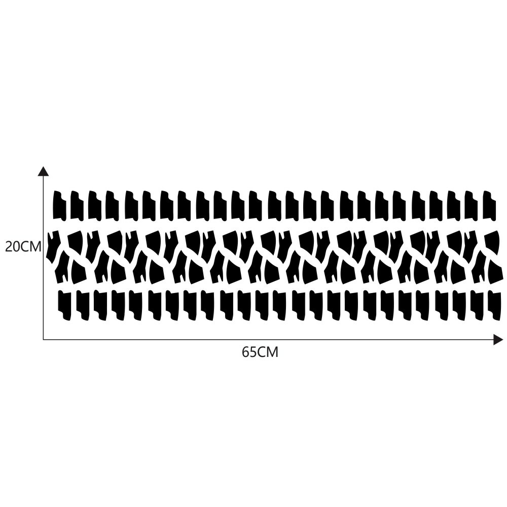 Tire Tread Graphics Sticker Fit for Truck Hood Body Side Door Fender Vinyl Decal