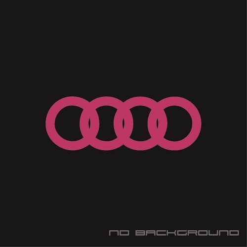 Audi Rings decal Sticker EURO Racing mod A4 S4 S3 TT R8 A6 Q5 Q7 Q3 TTRS Pair