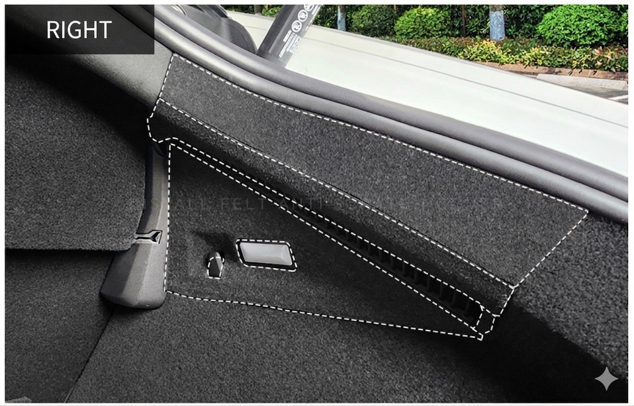 VOLVO Polestar 4 Trunk Side Upper Protect Felt Cover