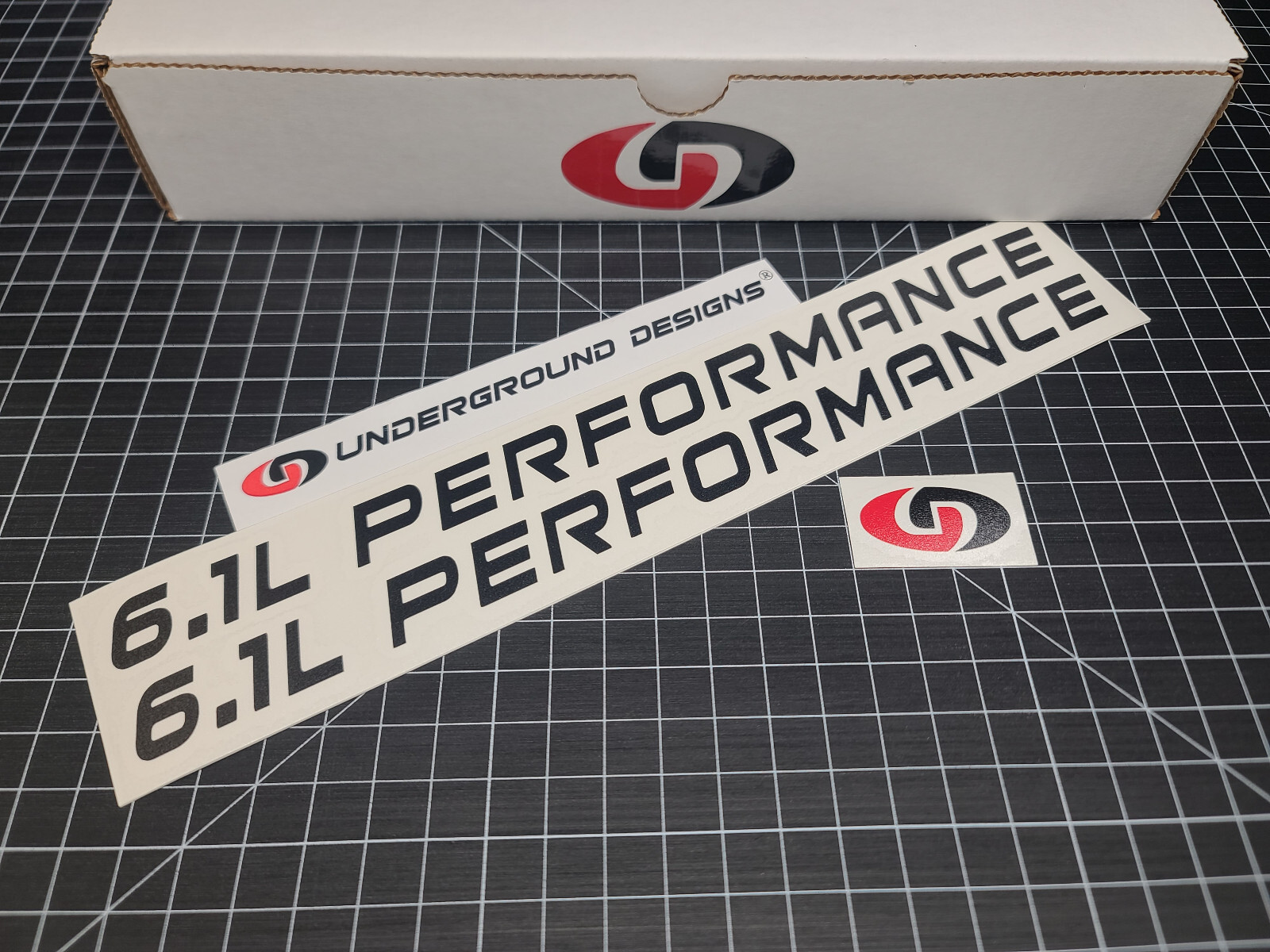 6.1L Performance Decals (2pk) Hood Stickers Fits 2006-2010 Charger Cherokee 300C