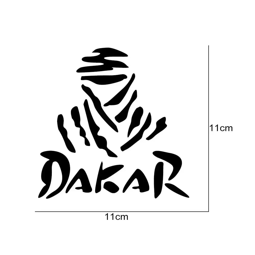 Car Motorcycle Sticker Dakar Rally 11x11cm Body Window Laptop