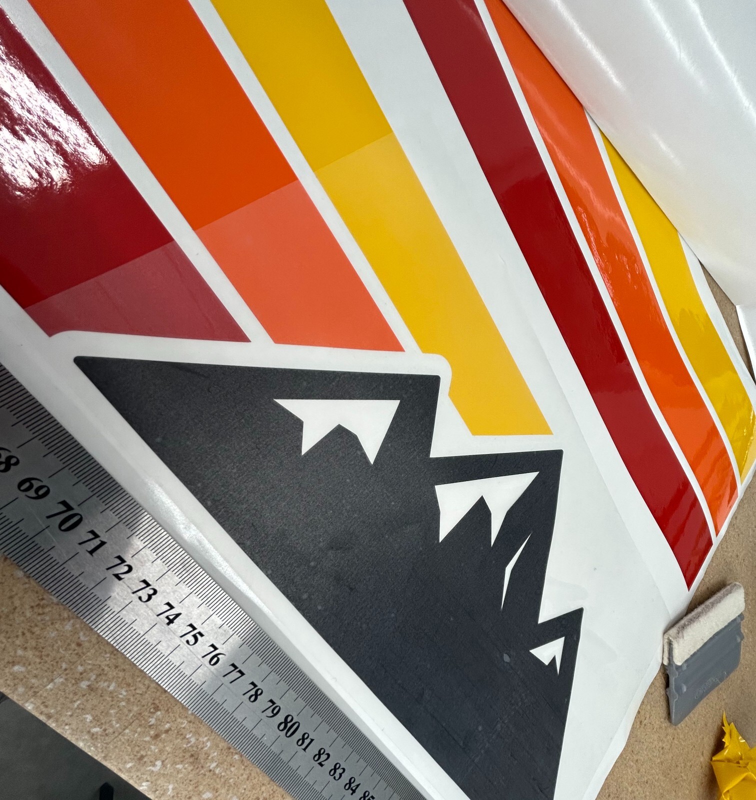Vintage Mountain Side Stripe Decals Compatible with Toyota 4Runner 5th Gen