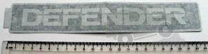 LAND ROVER DEFENDER HOOD DECAL SILVER & BLACK GENUINE PART BTR1045