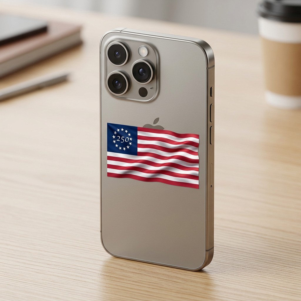 Betsy Ross American Flag Sticker 250th Anniversary USA Vinyl Patriotic 250 Decal