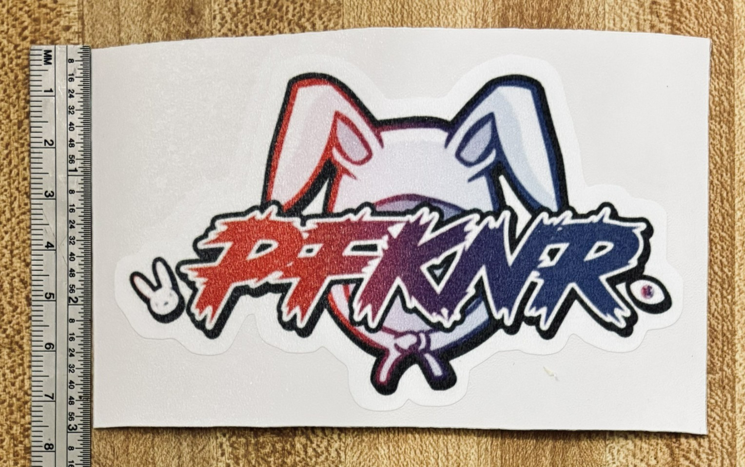 PUERTO RICO RICAN BB PFKNR Decal Sticker 2.75 H x 4.5 W inch