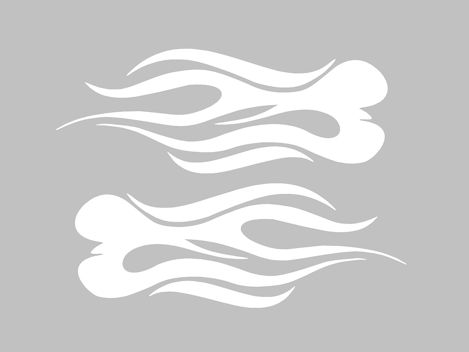 Vinyl Flames Decals Car Truck RV Golf Cart Stickers Graphics # 1 + Colors