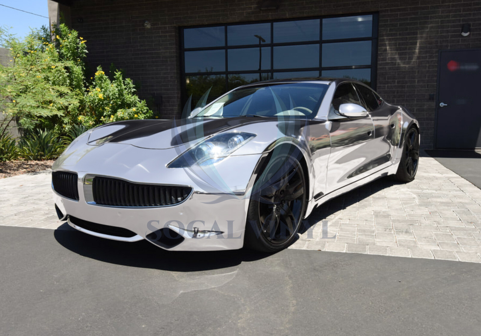 Supercast Chrome Silver Car Vinyl Wrap Sticker Easy Stretch Decal Sheet Film DIY