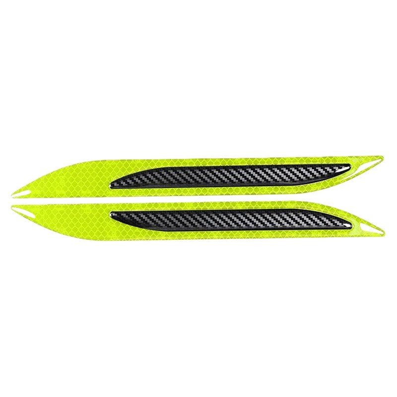 Car Door Handle Bowl Anti Scratch Sticker Protector Cover AccessoriesGreen-black