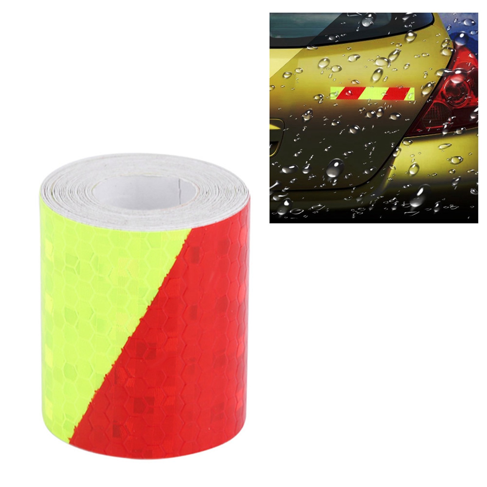 5cm * Reflective Warning Tape Sticker Strip Decal For Car Automobile(Fluo SU2