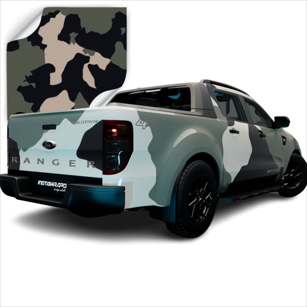 3M Vinyl Printed Jumbo Camo Patterns CW Series Wrapping Film | CW1524J