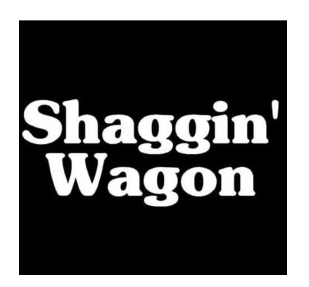 Shaggin Wagon Funny Joke – Car, Truck, Notebook, Vinyl Decal Sticker