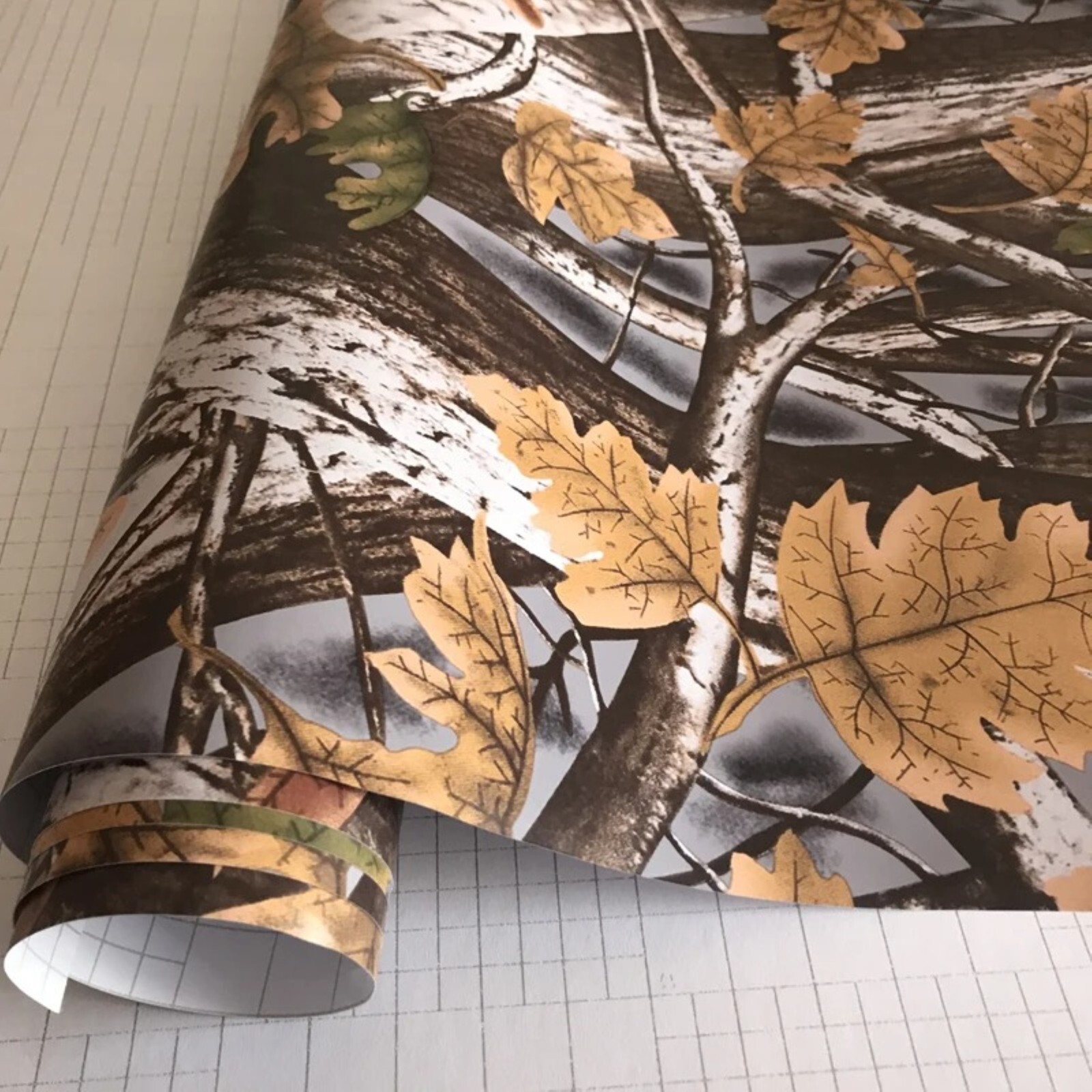 Real Camo Tree Vinyl Car Wrap PVC Adhesive Real Tree Camouflage Film For Truck