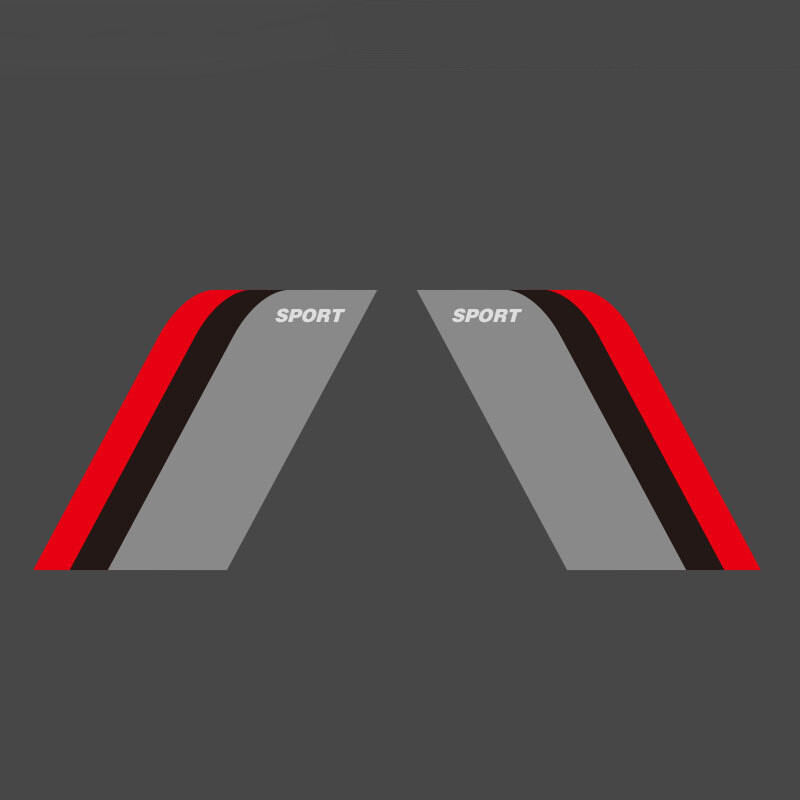 Pair Universal Sport Hash Side Door Fender Sticker Racing Decal Sticker Car SUV