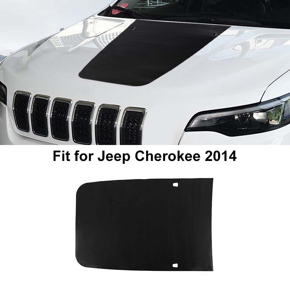 ⭕Front Engine Hood Sticker Decor Decal Vinyl Overlay Cover For Jeep Cherokee 14+