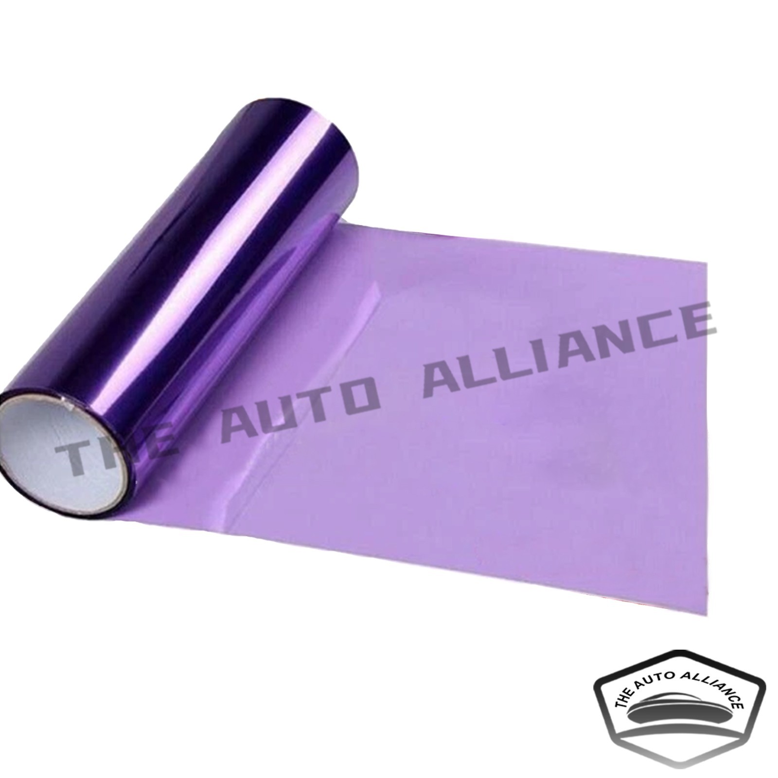 12”x78” Fit Headlight & Taillamp Tint Film Purple Lens Vinyl Protection Film