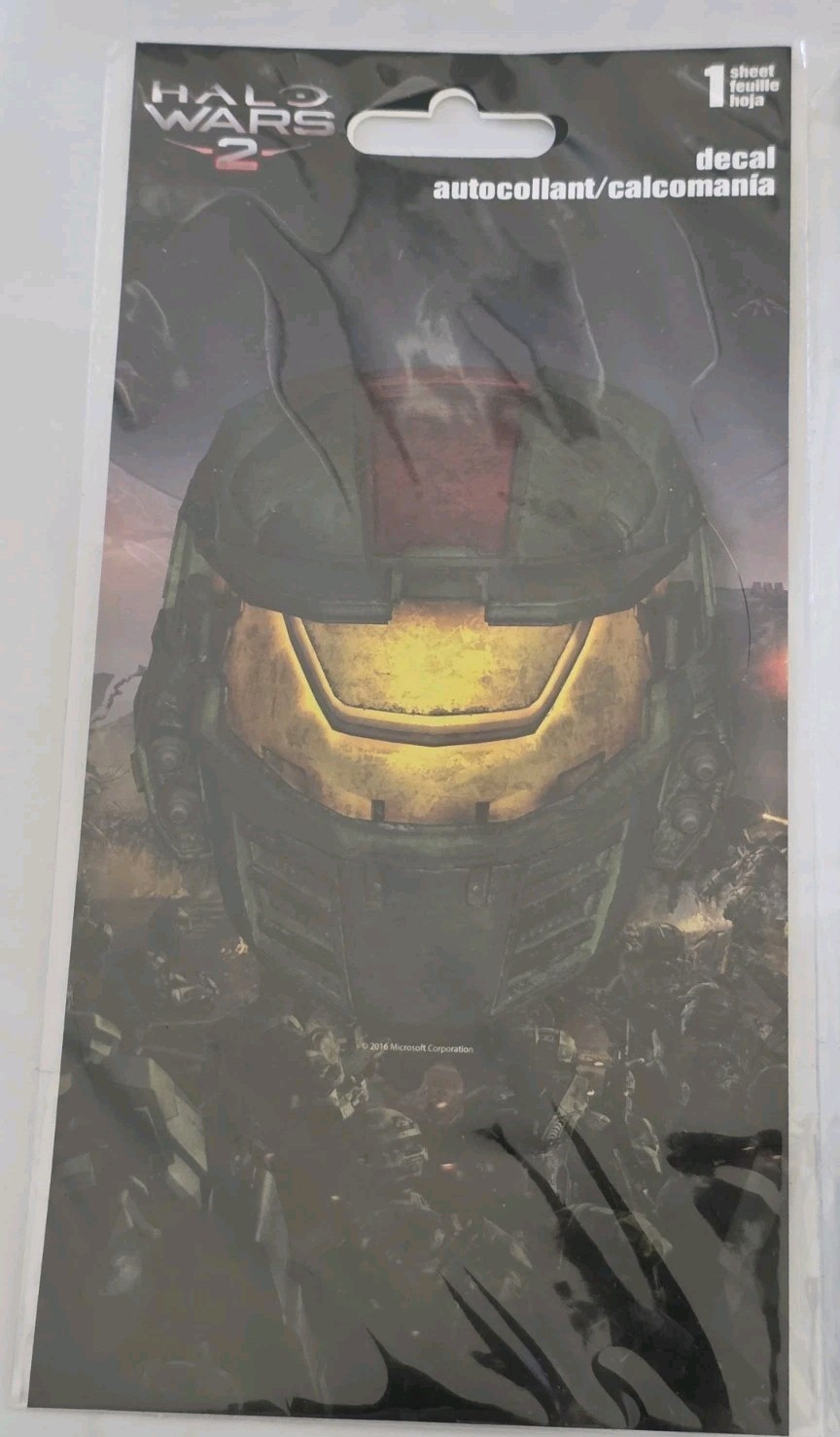 Halo Wars 2 Master Chief Helmet Vinyl Sticker Decal –Xbox Halo Fan Art Collectib