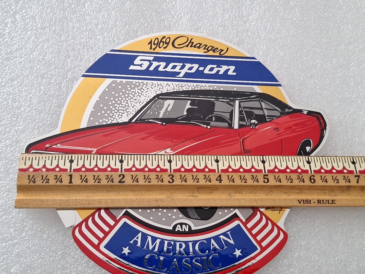 NEW Vintage Snap-on Tools Box Sticker HotRod Decal 1969 Charger SSX1743
