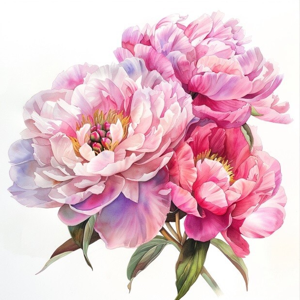 Peony Flower car decal for Car, Van, Bike, Waterproof Car Decal Vinyl Removable