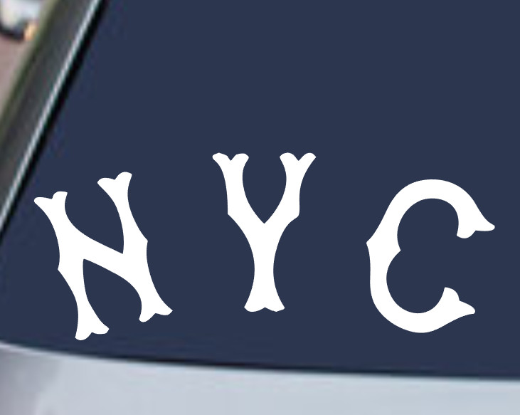 NEW YORK METS CITY CONNECT MLB BASEBALL TEAM LOGO Vinyl Decal Sticker Window NYC