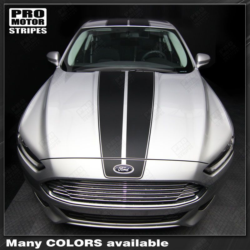 FORD FUSION Over Top Hood Roof & Rear Stripes Decals 2013 2014 2015 2016