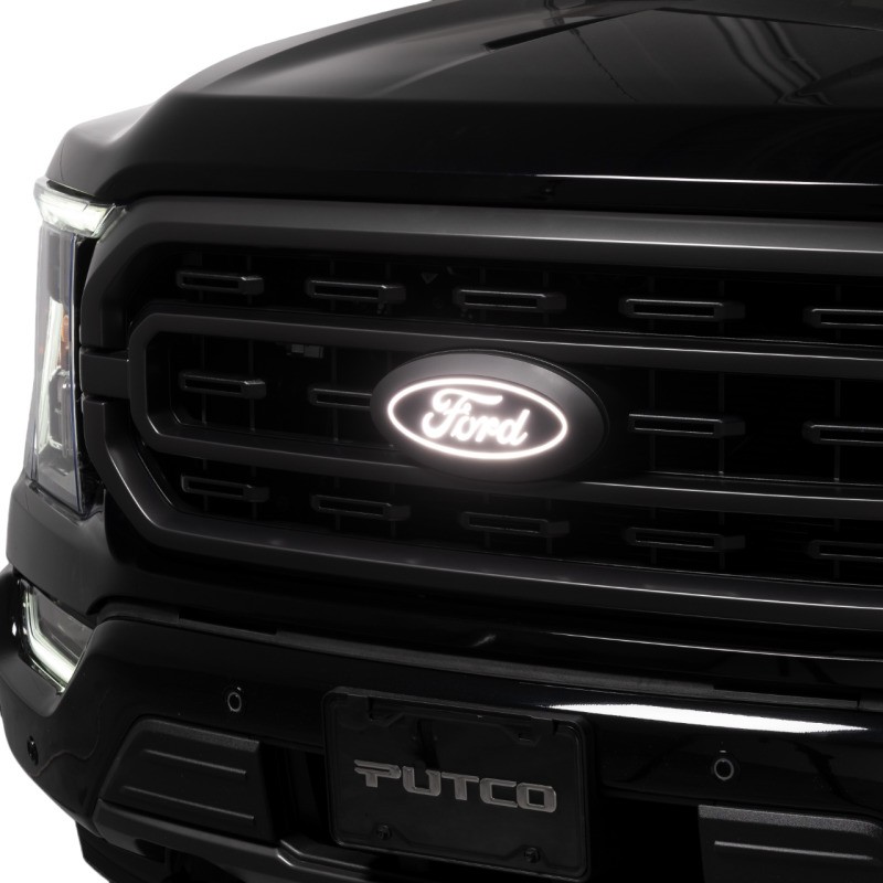Putco For 2023 Ford F-150 Front Luminix LED Emblem With Camera Cutout – Fits