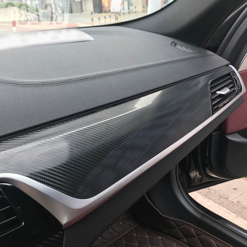 For BMW 5 Series G30 G31 18-23 5D Carbon Fiber Pattern Interior DIY Trim Decals