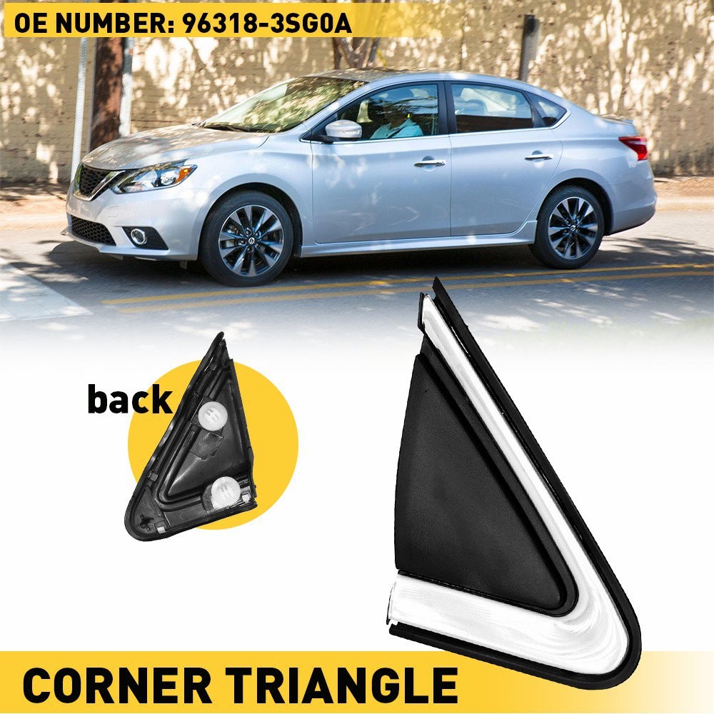 Front Right Side Fender Trim/Mirror Finisher For Nissan Sentra 13-19 9631 D