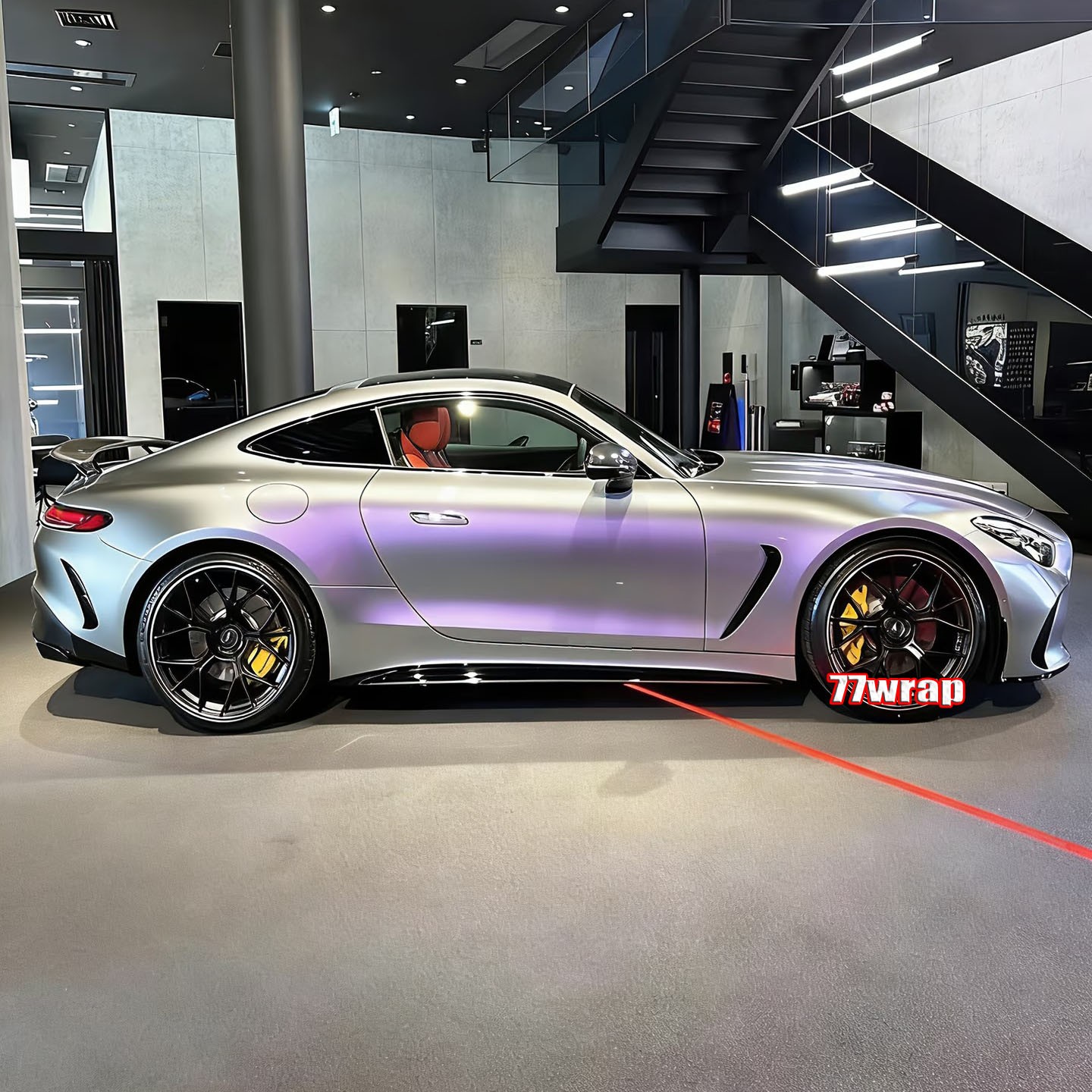 50FT PET Silver PUR Tech Glossy Metallic Pearl Whole Car Vinyl Wrap Sticker US