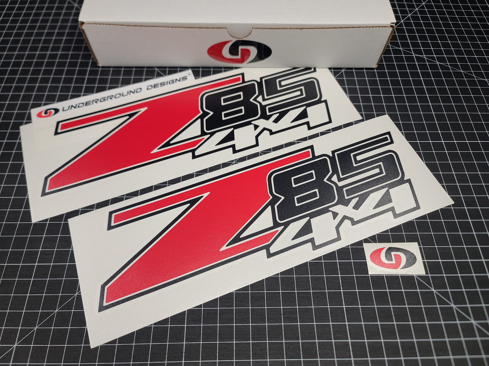 Z85 4×4 Decals (2pk) Tow Package Bedside Fender Stickers Silverado Colorado