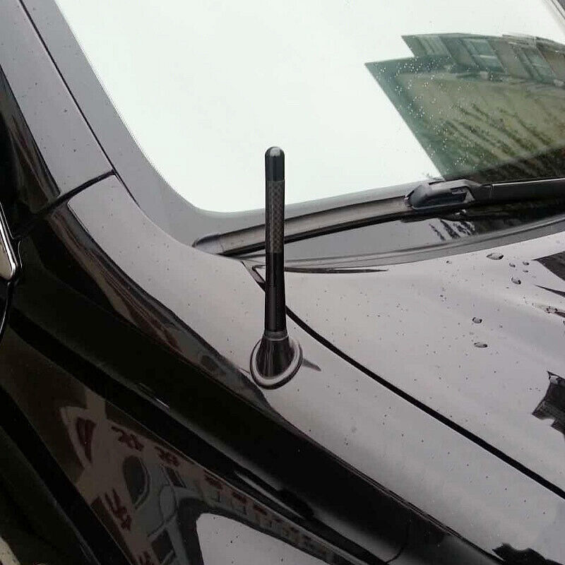 For FORD F-150 F150 2009-2021 NEW 4.7″ Short Black Antenna Mast Radio AM/FM