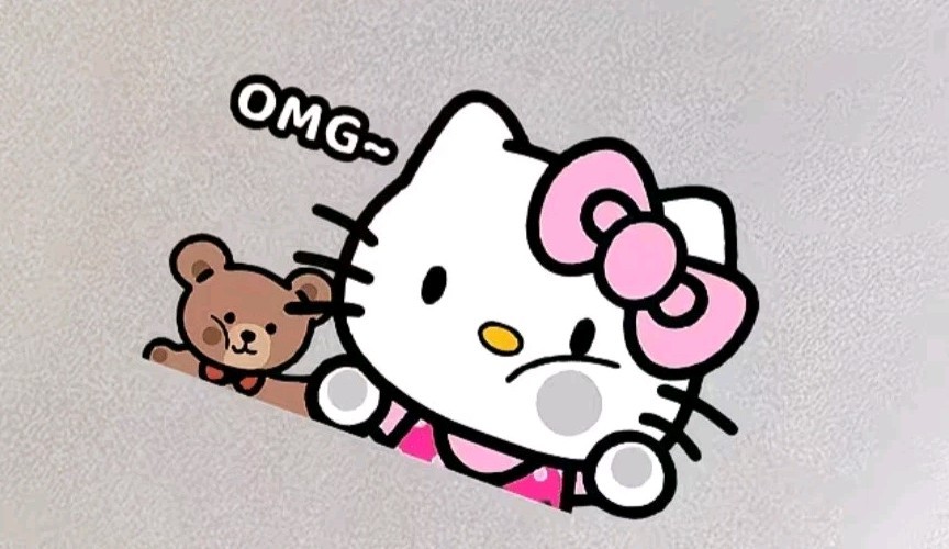 HELLO KITTY DECAL STICKER TRUCK VEHICLE WINDOW WALL CAR Free Shipping