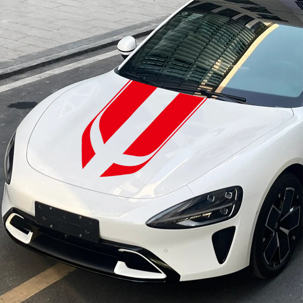 Universal Car Hood Sticker Racing Body Decal Side Modified Stripe Exterior Decal