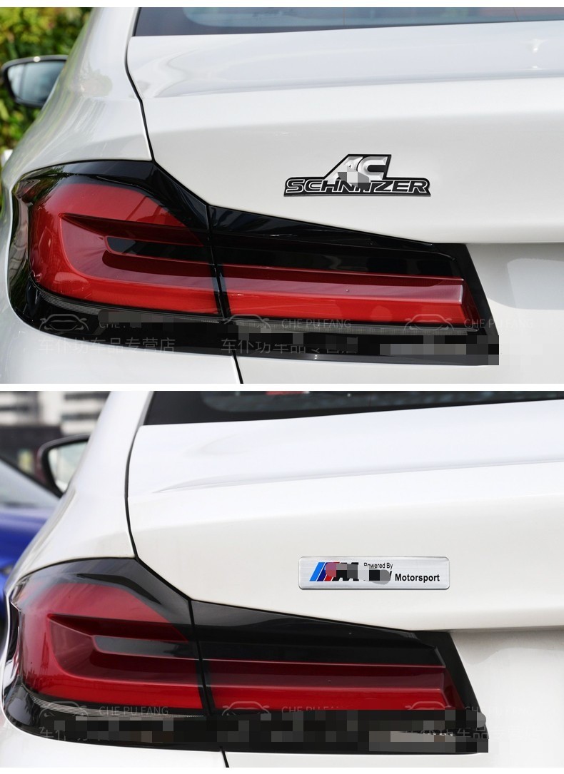 For BMW Fender Side Emblem M Metal Badge Scratch-Resistant Sticker Decoration