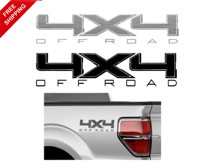 4×4 Decal Set Fits: 2009 – 2016 Ford F-150 Truck Bed Off Road Vinyl Stickers