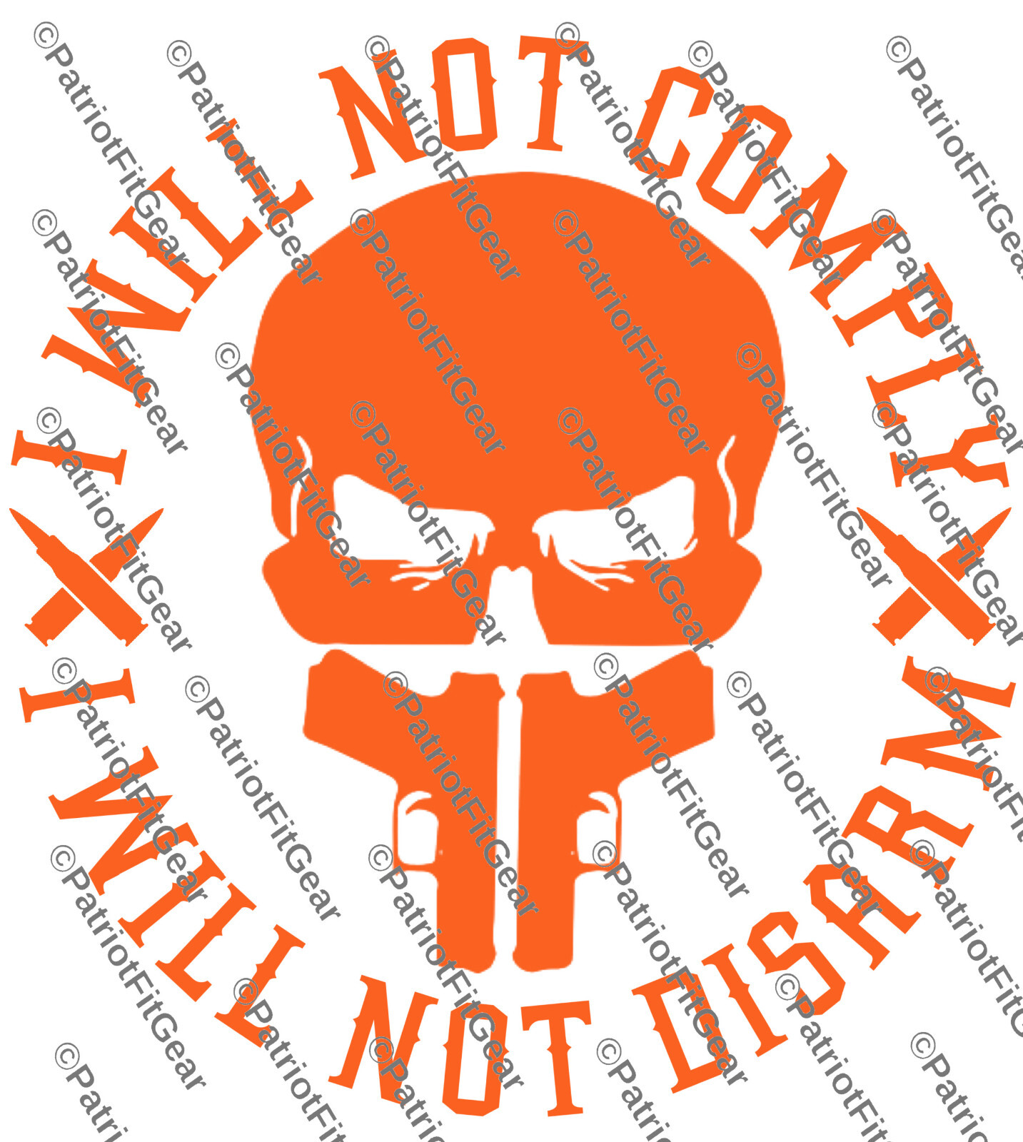 I Will Not Comply,Gun Rights,Molon Labe,We The People,2A,Custom Vinyl Decal