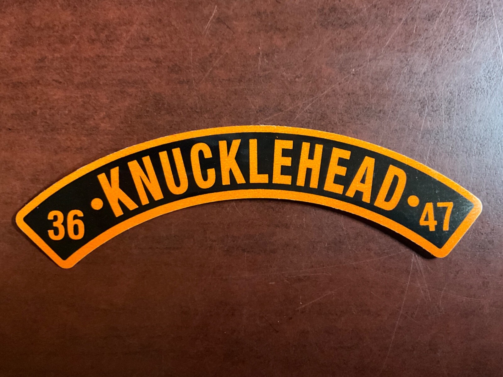 Motorcycle Sticker for Helmets or toolbox #568 36 Knucklehead 47