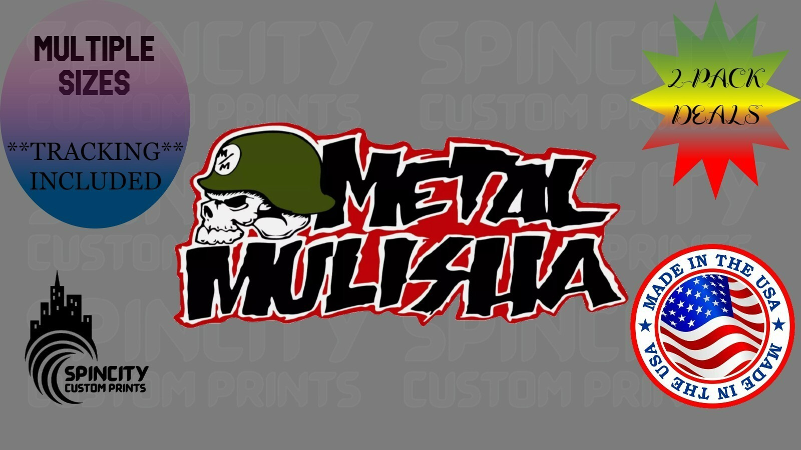 METAL MULISHA Car Window Vinyl Decal 3M Motocross Dirt Bike Graphic Sticker NEW