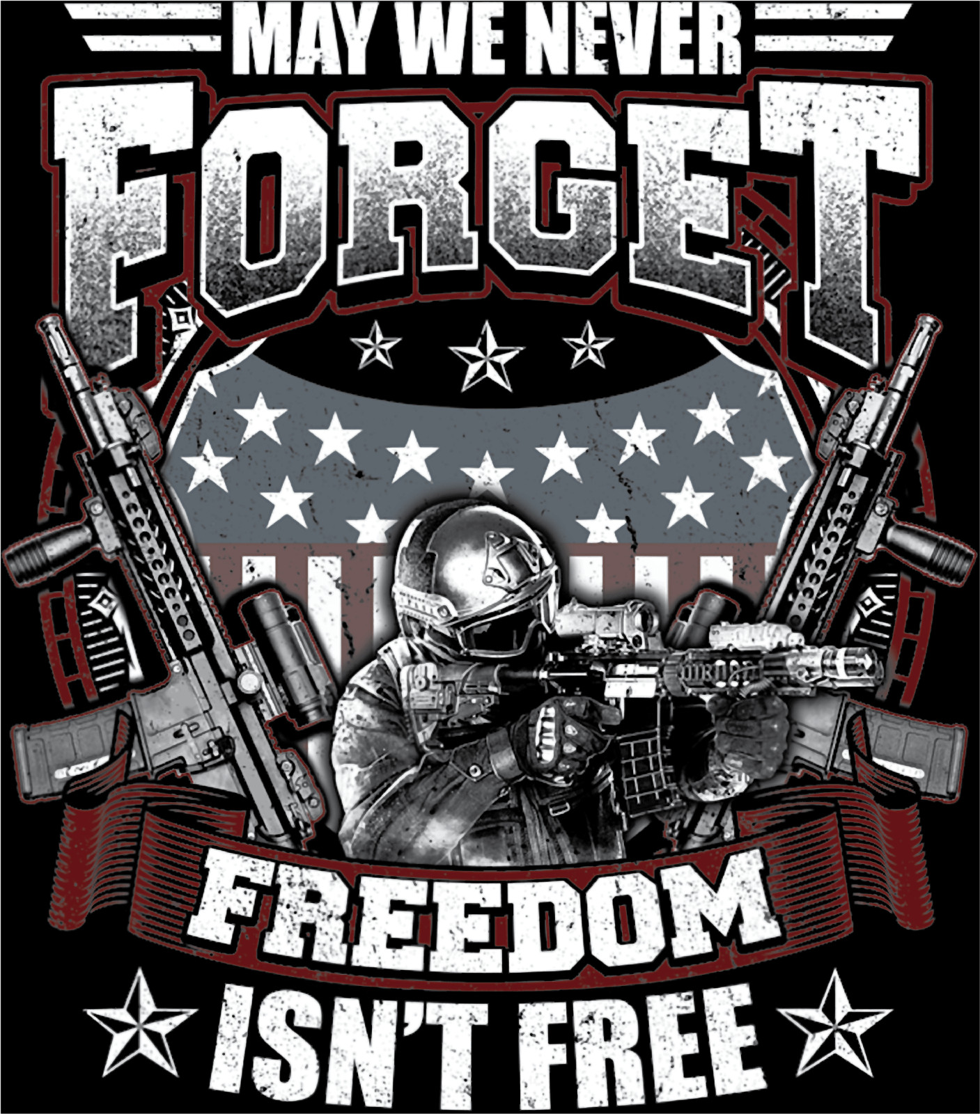 United States Flags Freedom Isn’t Free HIGH QUALITY STICKER 3M CAR TRUCK Window