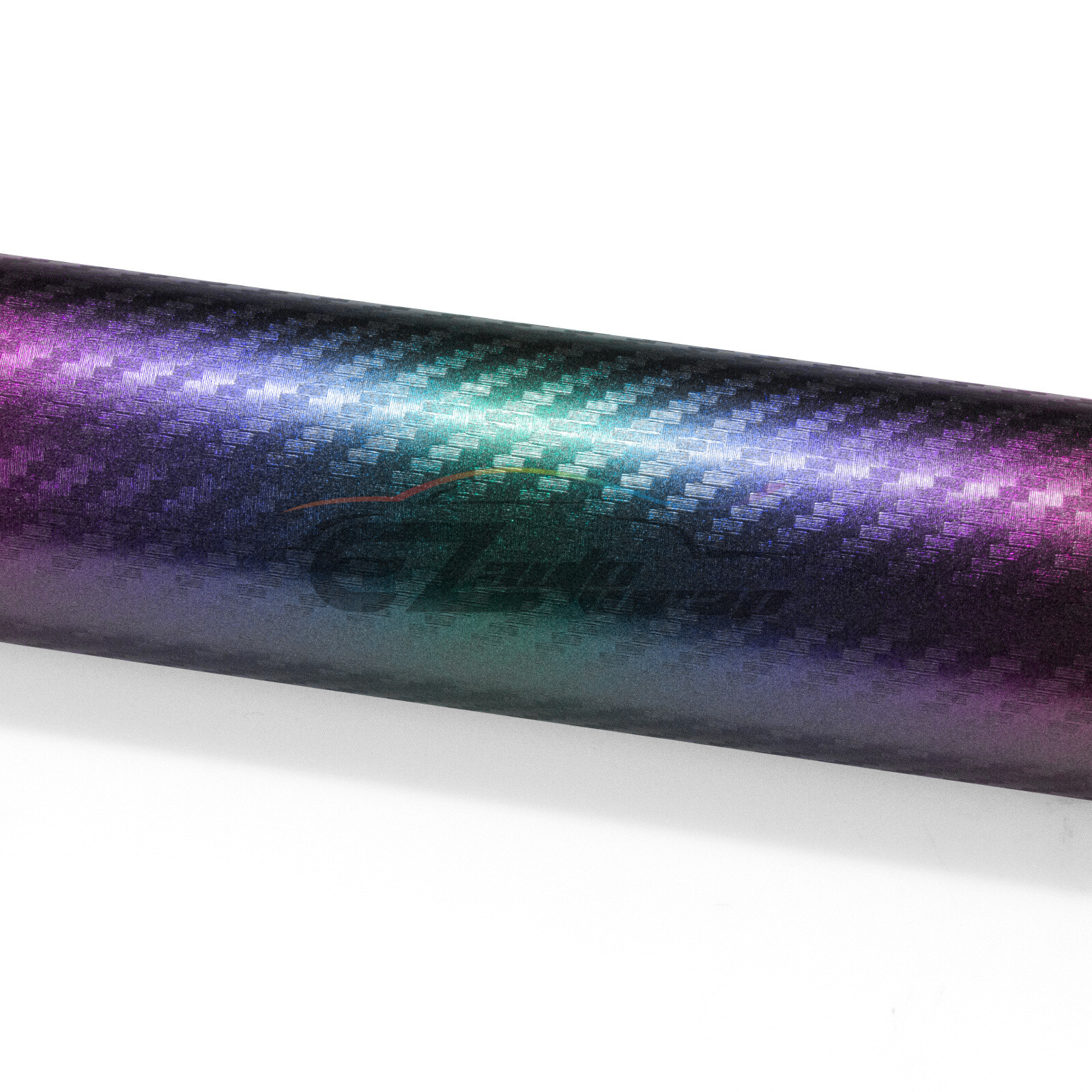 Chameleon 3D Carbon Fiber Matte Purple Teal Sticker Decal Vinyl Wrap Sheet Film
