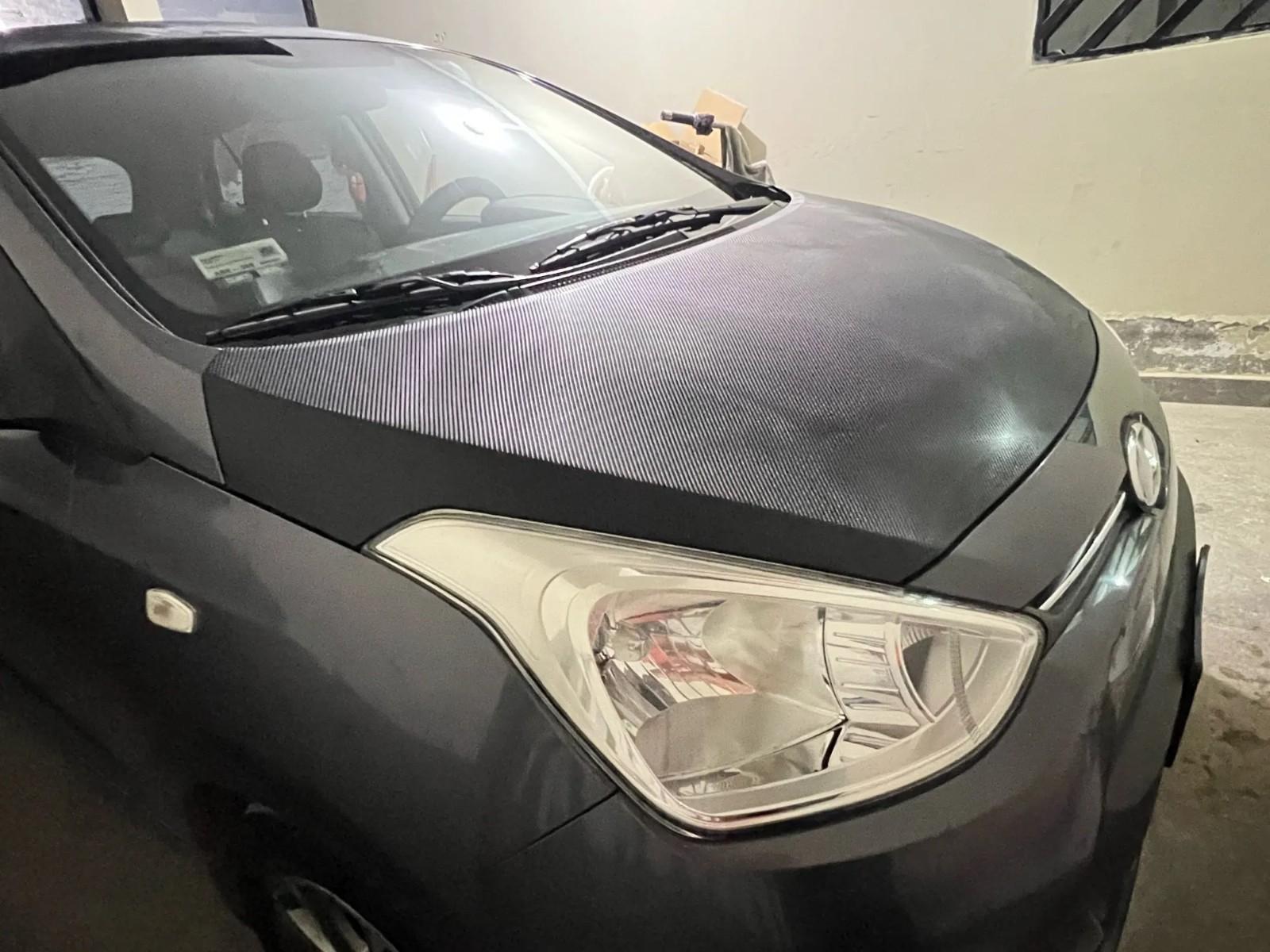 152x200cm 4D Carbon Fiber Car Wrapping Film DIY Hood Roof Sticker Accessories