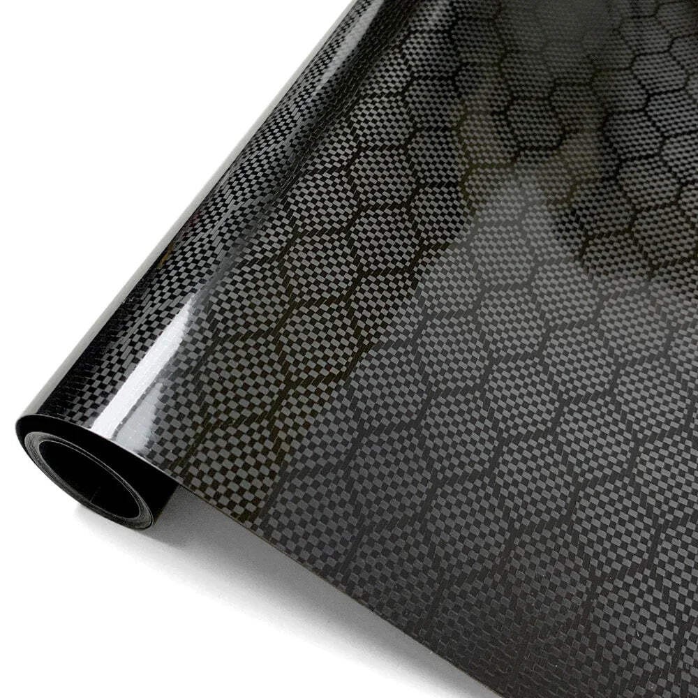 Car Adhesive Vinyl Honeycomb Auto Decal Wrap Film Waterproof Car Stickers Consol
