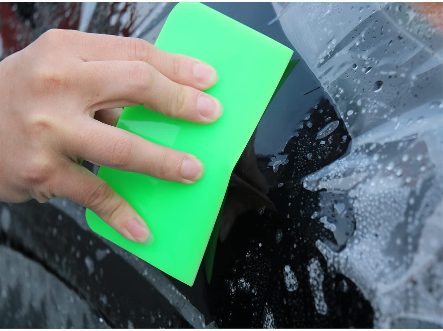 Versatile Green Squeegee – 5.51″ for Vinyl Film Installation & Cleaning