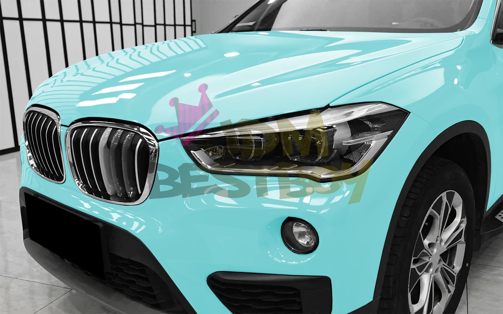 Color PPF Paint Protection Film Gloss Teal Blue Car Paint Scratch Shield Wrap